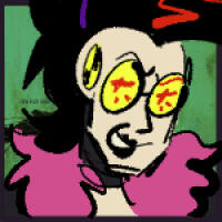 He's compressed here